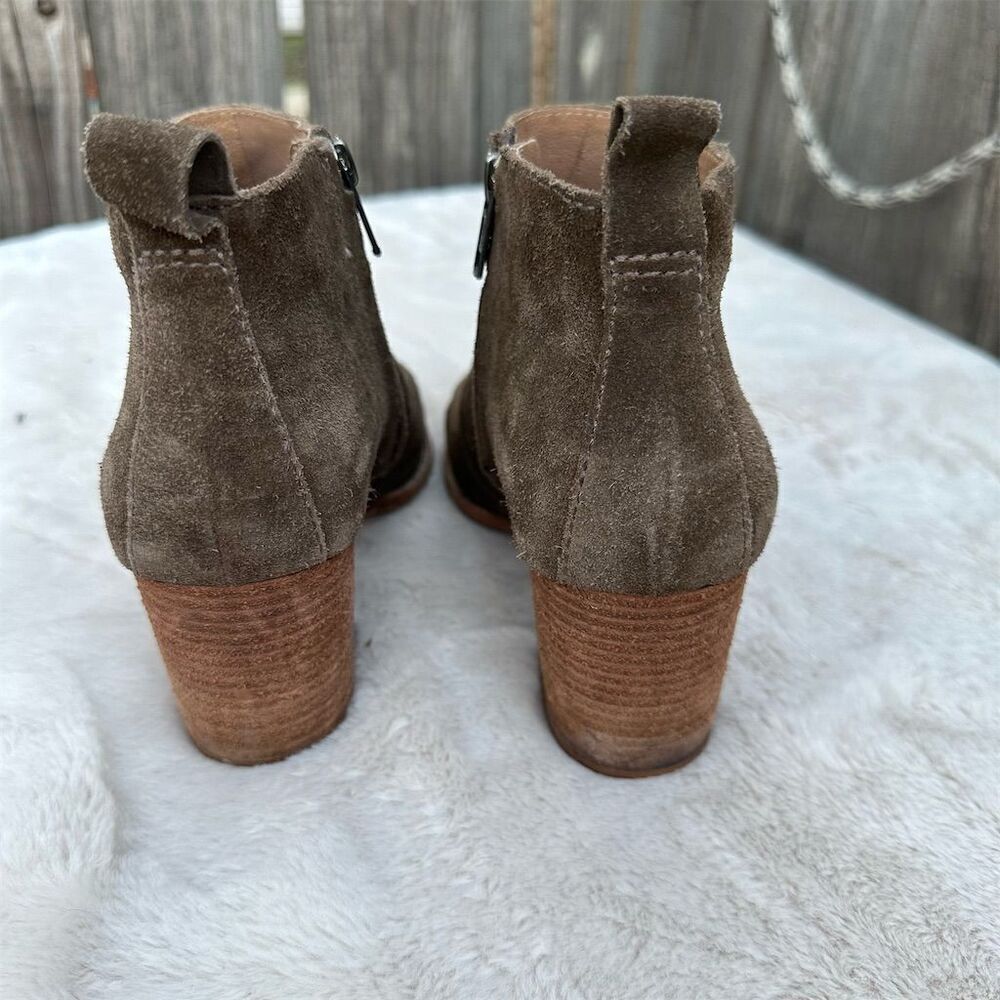 Madewell Women's Brenner Suede Ankle Booties Brown Size 9 Casual - Picture 2 of 8